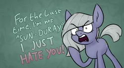 Size: 1600x884 | Tagged: safe, artist:moonatik, derpibooru import, limestone pie, earth pony, pony, abstract background, angry, dialogue, female, image, limetsun pie, mare, png, sketch, solo, text, tsundere