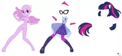 Size: 5792x2656 | Tagged: safe, artist:machakar52, derpibooru import, sci-twi, twilight sparkle, human, equestria girls, equestria girls series, forgotten friendship, base, boots, clothes, glasses, high heel boots, high heels, image, jewelry, looking at you, pegasus wings, png, ponied up, scitwilicorn, shoes, simple background, super ponied up, tiara, white background, wings, wristband