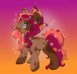 Size: 1091x1047 | Tagged: safe, artist:cupldcry, derpibooru import, oc, oc:ruef, unofficial characters only, earth pony, pony, female, gradient background, image, jpeg, mare, solo