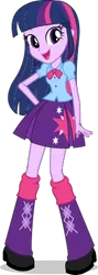 Size: 168x473 | Tagged: safe, artist:gouhlsrule, derpibooru import, twilight sparkle, twilight sparkle (alicorn), alicorn, equestria girls, boots, bowtie, clothes, cutie mark, cutie mark on clothes, high heel boots, image, png, shirt, shoes, simple background, skirt, solo, transparent background