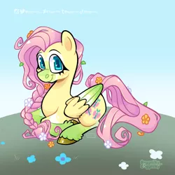 Size: 2048x2048 | Tagged: safe, artist:3ggmilky, derpibooru import, fluttershy, pegasus, pony, image, png, solo