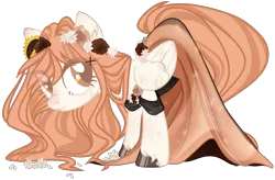 Size: 2999x1968 | Tagged: safe, artist:kawaiighetto, derpibooru import, oc, unofficial characters only, pegasus, pony, eye clipping through hair, female, flower, flower in hair, hoof polish, image, mare, pegasus oc, png, simple background, transparent background, wings
