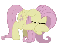 Size: 1280x1016 | Tagged: safe, artist:benpictures1, derpibooru import, fluttershy, pegasus, pony, my little pony: the movie, covering eyes, crouching, cute, eyes closed, female, floppy ears, image, inkscape, mare, png, scared, shyabetes, simple background, solo, transparent background, vector