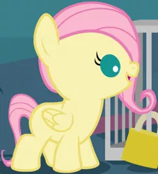 Size: 1920x2117 | Tagged: safe, artist:beavernator, derpibooru import, edit, fluttershy, pegasus, pony, baby, babyshy, cropped, cute, female, filly, filly fluttershy, foal, image, jpeg, open mouth, open smile, shyabetes, smiling, solo, younger