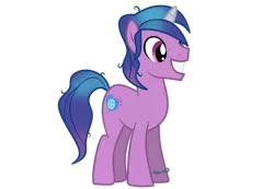 Size: 1280x888 | Tagged: safe, artist:ectttan, derpibooru import, izzy moonbow, pony, unicorn, my little pony: a new generation, alone, blue hair, corn, food, g4, g5, g5 to g4, generation leap, happy, image, jewelry, male, png, purple eyes, rule 63, simple background, smiling, stallion, transparent background, vector