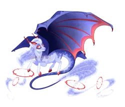 Size: 5600x4800 | Tagged: safe, artist:gigason, derpibooru import, oc, oc:pallene, dracony, dragon, hybrid, absurd resolution, image, magical lesbian spawn, obtrusive watermark, offspring, parent:princess ember, parent:princess luna, png, simple background, solo, transparent background, watermark