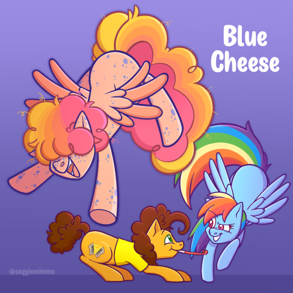 Size: 2048x2048 | Tagged: safe, artist:saggiemimms, derpibooru import, cheese sandwich, rainbow dash, oc, earth pony, pegasus, pony, dreamworks face, eyebrows, eyebrows visible through hair, female, flying, gradient background, grin, hair over eyes, high res, image, looking at each other, looking at someone, male, mare, offspring, open mouth, open smile, parent:cheese sandwich, parent:rainbow dash, parents:cheesedash, pegasus oc, png, signature, smiling, smiling at each other, spread wings, stallion, trio, wings