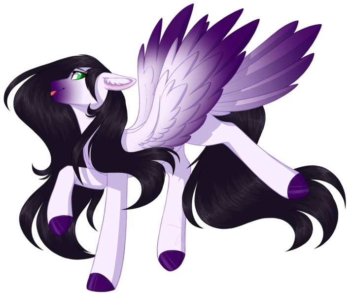 Size: 2992x2520 | Tagged: safe, artist:purplegrim40, derpibooru import, oc, unofficial characters only, pegasus, pony, :p, colored hooves, ear fluff, floppy ears, image, pegasus oc, png, raised hoof, simple background, solo, tongue out, transparent background, wings