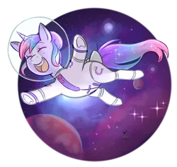 Size: 1280x1209 | Tagged: safe, artist:foxhatart, derpibooru import, oc, unofficial characters only, pony, unicorn, image, planet, png, simple background, solo, space, spacesuit, stars, transparent background