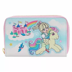 Size: 1500x1500 | Tagged: safe, derpibooru import, official, megan williams, skydancer, bird, human, pegasus, pony, bow, dream castle, duo, female, g1, image, jpeg, loungefly, merchandise, riding a pony, tail, tail bow