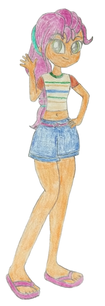 Size: 930x2704 | Tagged: safe, artist:legacynebula, derpibooru import, sunny starscout, equestria girls, equestria girls-ified, female, g5, image, png, simple background, solo, traditional art, transparent background