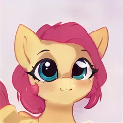 Size: 1024x1024 | Tagged: safe, artist:thisponydoesnotexist, derpibooru import, machine learning generated, pony, image, jpeg, neural network, not fluttershy