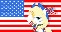 Size: 3179x1674 | Tagged: safe, derpibooru import, oc, oc:star spangle, ponified, unofficial characters only, pegasus, pony, base used, camouflage, feathered fetlocks, flag, hat, image, nation ponies, png, rainbow dash salutes, salute, united states