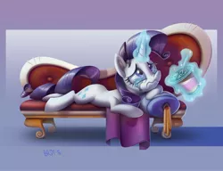 Size: 2048x1575 | Tagged: safe, artist:brdte, derpibooru import, rarity, pegasus, pony, crying, fainting couch, female, food, ice cream, image, jpeg, lying down, mare, marshmelodrama, prone, rarity being rarity, solo, wavy mouth