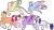 Size: 1280x718 | Tagged: safe, artist:s0ftserve, manebooru import, applejack, fluttershy, pinkie pie, rainbow dash, rarity, twilight sparkle, twilight sparkle (alicorn), alicorn, bat pony, earth pony, pegasus, pony, unicorn, g4, alternate cutie mark, alternate design, applejack's hat, bald face, bat ponified, blaze (coat marking), bow, braid, braided pigtails, coat marking, colored hooves, colored wings, cowboy hat, curved horn, ear fluff, fangs, flutterbat, flying, glasses, gradient hooves, hat, heart mark, horn, hybrid wings, image, leonine tail, mane six, multicolored wings, png, race swap, raised hoof, simple background, size difference, smiling, socks (coat marking), transparent background, twitterina design, unshorn fetlocks, wings