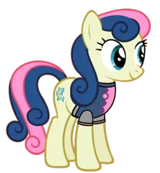 Size: 720x780 | Tagged: safe, artist:darlycatmake, derpibooru import, edit, vector edit, bon bon, sweetie drops, earth pony, pony, armor, clothes, happy, image, knight, looking at something, png, redesign, redraw, simple background, smiling, transparent background, vector