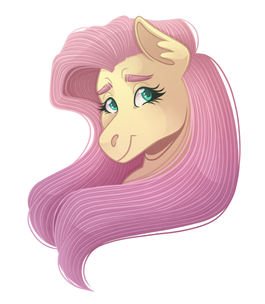 Size: 2000x2300 | Tagged: safe, artist:kikirdcz, derpibooru import, fluttershy, pegasus, pony, bust, cute, female, image, mare, png, shyabetes, simple background, solo, transparent background