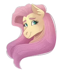 Size: 2000x2300 | Tagged: safe, artist:kikirdcz, derpibooru import, fluttershy, pegasus, pony, bust, cute, female, image, mare, png, shyabetes, simple background, solo, transparent background