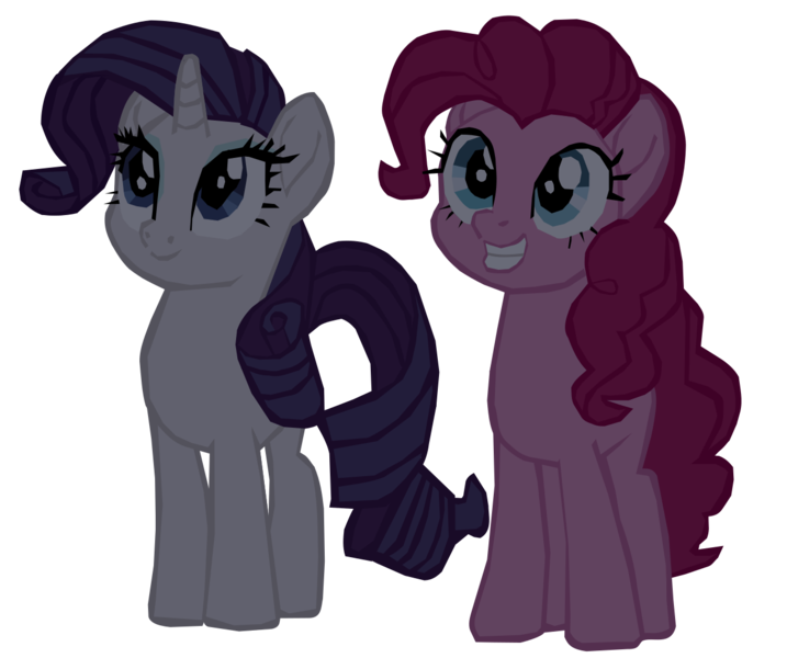 Size: 1280x1071 | Tagged: safe, artist:benpictures1, derpibooru import, pinkie pie, rarity, earth pony, pony, unicorn, my little pony: the movie, cute, diapinkes, duo, duo female, female, image, inkscape, mare, png, raribetes, simple background, transparent background, vector