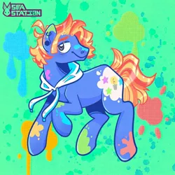 Size: 1440x1440 | Tagged: safe, artist:seasemissary, derpibooru import, oc, earth pony, pony, image, jpeg, male, solo, stallion