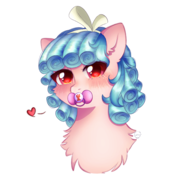 Size: 2112x2124 | Tagged: safe, artist:vaiola, derpibooru import, cozy glow, pony, advertisement, avatar, baby, baby pony, big eyes, blushing, bust, chest fluff, commission, cute, ear fluff, example, eyebrows, female, fluffy, heart, icon, image, mare, pacifier, png, portrait, ribbon, shy, simple background, sketch, solo, transparent background, ych example, ych result, ych sketch, your character here