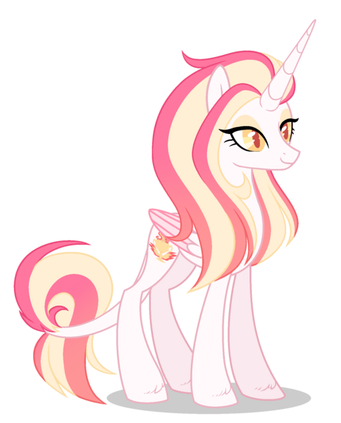 Size: 1560x1932 | Tagged: safe, artist:purplegrim40, derpibooru import, oc, unofficial characters only, alicorn, pony, alicorn oc, base used, eyelashes, horn, image, parent:princess celestia, parent:scorpan, png, simple background, smiling, solo, transparent background, wings