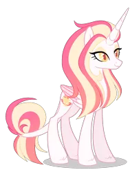 Size: 1560x1932 | Tagged: safe, artist:purplegrim40, derpibooru import, oc, unofficial characters only, alicorn, pony, alicorn oc, base used, eyelashes, horn, image, parent:princess celestia, parent:scorpan, png, simple background, smiling, solo, transparent background, wings