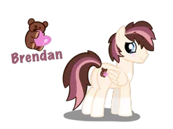 Size: 2732x2048 | Tagged: safe, artist:xcosmicghostx, derpibooru import, oc, oc:brendan, unofficial characters only, pegasus, pony, butt, coat markings, image, male, pegasus oc, plot, plushie, png, simple background, socks (coat marking), solo, stallion, story included, teddy bear, transparent background, wings