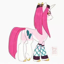 Size: 2048x2048 | Tagged: safe, artist:dirtyfox911911, derpibooru import, ponified, pony, unicorn, anime, crossover, female, image, jojo's bizarre adventure, jpeg, male, mare, narciso anasui, solo, stallion, stone ocean