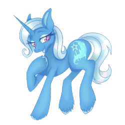 Size: 1240x1240 | Tagged: safe, artist:anyponyrequests, edit, editor:edits of hate, trixie, pony, unicorn, colored hooves, eyeshadow, female, image, makeup, mare, open mouth, png, simple background, solo, transparent background, unshorn fetlocks
