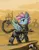 Size: 701x900 | Tagged: safe, artist:lexx2dot0, oc, oc:skyline, unofficial characters only, pegasus, pony, fallout equestria, enclave armor, fallout, female, grand pegasus enclave, gun, image, jpeg, mare, spread wings, weapon, wings