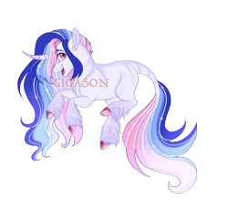 Size: 3800x3500 | Tagged: safe, artist:gigason, derpibooru import, oc, oc:soothe bell, pony, unicorn, female, image, magical lesbian spawn, mare, obtrusive watermark, offspring, parent:princess luna, parent:vinyl scratch, png, simple background, solo, transparent background, watermark