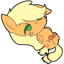 Size: 740x740 | Tagged: safe, artist:korencz11, derpibooru import, applejack, earth pony, pony, emoji, genshin impact, image, png