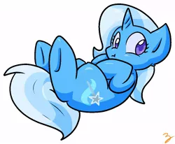 Size: 1001x824 | Tagged: safe, artist:zutcha, derpibooru import, trixie, pony, unicorn, cute, cutie mark, diatrixes, eyelashes, female, horn, image, jpeg, simple background, solo, solo female, tail, transparent background, underhoof