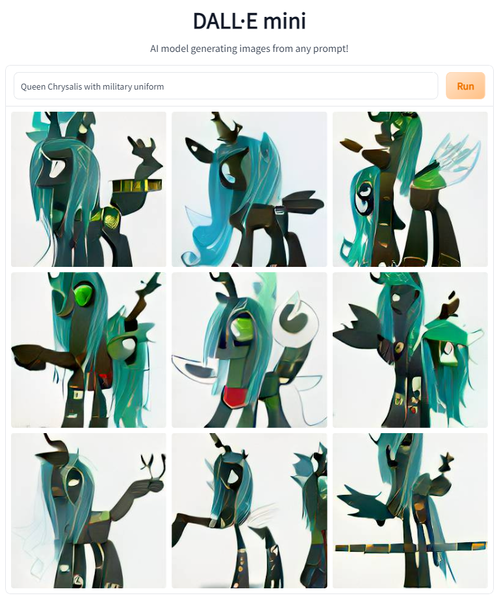 Size: 768x924 | Tagged: safe, dall·e mini, derpibooru import, machine learning generated, queen chrysalis, changeling, changeling queen, clothes, female, image, military uniform, png, uniform