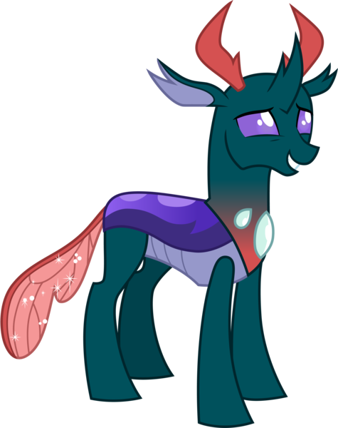 Size: 3000x3786 | Tagged: safe, artist:cloudyglow, derpibooru import, pharynx, changedling, changeling, to change a changeling, .ai available, high res, image, male, png, prince pharynx, simple background, solo, transparent background, vector