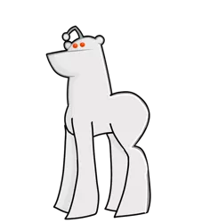 Size: 852x937 | Tagged: safe, derpibooru import, oc, ponified, pony, barely pony related, cursed image, homestar runner, image, long legs, male, png, reddit, simple background, skinny, snoo, solo, transparent background, vector, wtf