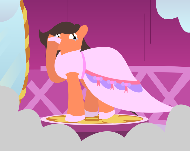 Size: 3481x2763 | Tagged: safe, artist:ethanepsc4, derpibooru import, oc, oc:robertapuddin, unofficial characters only, pony, clothes, dream, dress, female, image, mare, png, solo, wedding dress