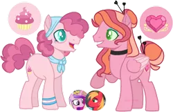 Size: 1280x831 | Tagged: safe, artist:egyptfox123, derpibooru import, big macintosh, princess cadance, oc, oc:melrose mcintosh, oc:pink pearl, unofficial characters only, alicorn, earth pony, pegasus, pony, base used, cadmac, choker, colored pupils, duo, female, image, infidelity, male, offspring, parent:big macintosh, parent:princess cadance, parents:cadmac, png, shipping, simple background, stallion, straight, tail, tail bun, transparent background