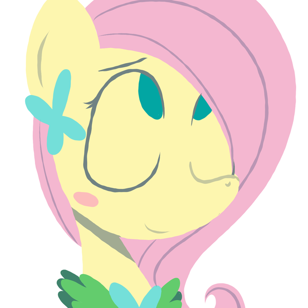 Size: 1400x1400 | Tagged: safe, artist:alandisc, derpibooru import, fluttershy, pony, blushing, bust, butterfly hairpin, clothes, cute, dress, eyelashes, female, gala, gala dress, image, lineless, looking up, png, shy, shyabetes, simple background, white background