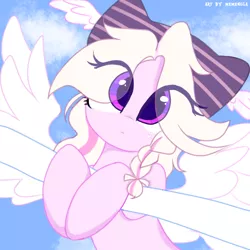 Size: 1280x1280 | Tagged: safe, artist:memengla, derpibooru import, oc, oc:pink butterfly, pegasus, pony, image, png