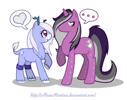 Size: 1800x1420 | Tagged: safe, artist:churobu, derpibooru import, oc, oc:moon sparkle, pony, antlers, chest fluff, duo, female, image, male, mare, pictogram, png, raised hoof, simple background, stallion, transparent background, unshorn fetlocks