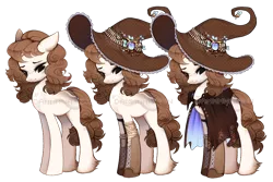 Size: 1280x855 | Tagged: safe, artist:dammmnation, derpibooru import, oc, unofficial characters only, earth pony, pony, clothes, earth pony oc, eyelashes, female, hat, image, mare, png, simple background, smiling, transparent background, witch hat
