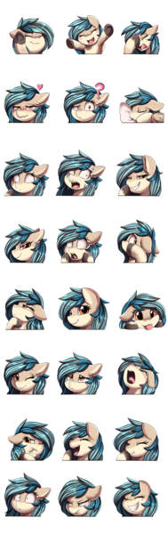 Size: 1719x5457 | Tagged: safe, artist:pridark, derpibooru import, oc, unofficial characters only, pegasus, pony, expressions, image, pegasus oc, png, solo, wings