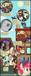 Size: 1280x3106 | Tagged: safe, artist:mr100dragon100, derpibooru import, oc, oc:thomas the wolfpony, bat pony, deer, earth pony, pegasus, undead, unicorn, vampire, wolf, comic:a house divided, adam (frankenstein monster), comic, dark forest au's dr. jekyll and mr. hyde, dark forest au's dracula, dark forest au's matthew, dark forest au's phantom of the opera (erik), forest, griffin (character), image, jpeg, tree