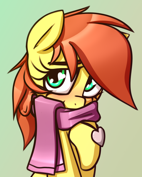 Size: 1788x2223 | Tagged: safe, artist:jetwave, derpibooru import, oc, oc:nima heart, unofficial characters only, earth pony, pony, blushing, bust, clothes, commission, heart, image, png, scarf, solo