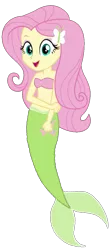 Size: 631x1450 | Tagged: safe, artist:fireluigi29, derpibooru import, mermaid, equestria girls, bare shoulders, clothes, female, hand on arm, image, mermaid tail, mermaidized, mermay, open mouth, png, simple background, sleeveless, solo, species swap, strapless, transparent background