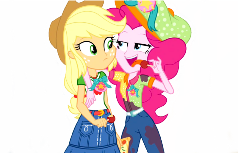 Size: 1280x823 | Tagged: safe, artist:loneboy48, derpibooru import, edit, edited screencap, screencap, applejack, pinkie pie, equestria girls, equestria girls series, rollercoaster of friendship, background removed, duo, duo female, female, image, not a vector, png, simple background, transparent background