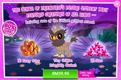 Size: 1034x684 | Tagged: safe, derpibooru import, official, gryphon, the last problem, advertisement, chickub, costs real money, gameloft, gem, image, lucky coins, png