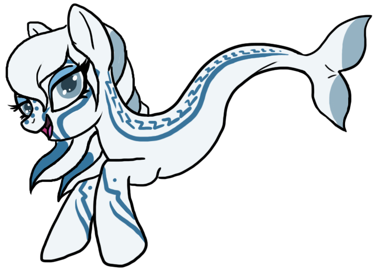 Size: 750x536 | Tagged: safe, artist:ahernstables, derpibooru import, oc, ponified, unofficial characters only, merpony, pony, seapony (g4), cute, female, fish tail, flowing mane, gray eyes, image, lidded eyes, looking at you, mare, open mouth, open smile, png, seaponified, simple background, smiling, smiling at you, solo, species swap, swimming, tail, transparent background